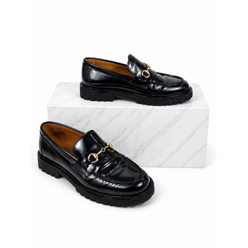Thursday Boot Co. The Penny Loafer with Gold Horsebit Black Size 6.5